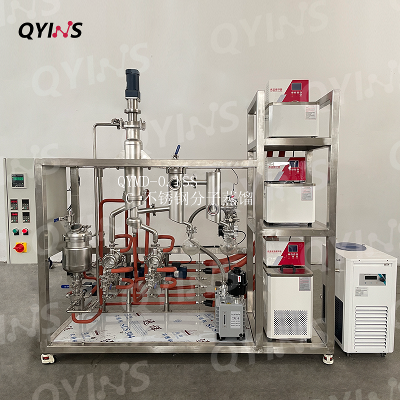 有效成分提纯0.1平方c款不锈钢分子蒸馏