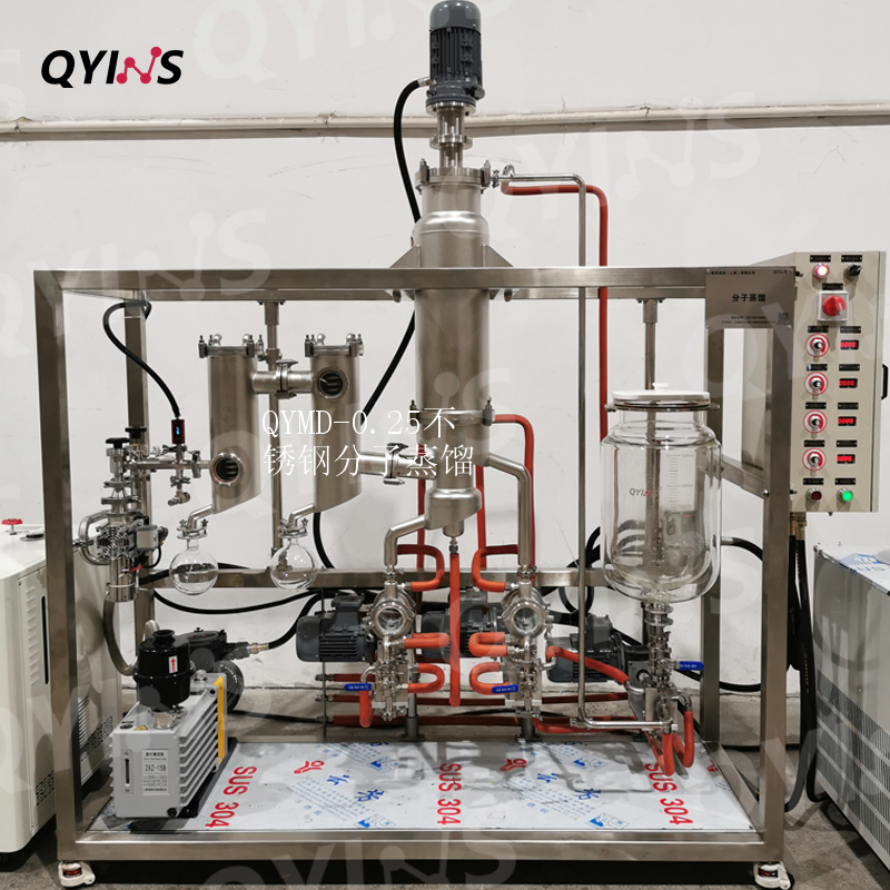 电子化学品行业 0.25平方不锈钢分子蒸馏