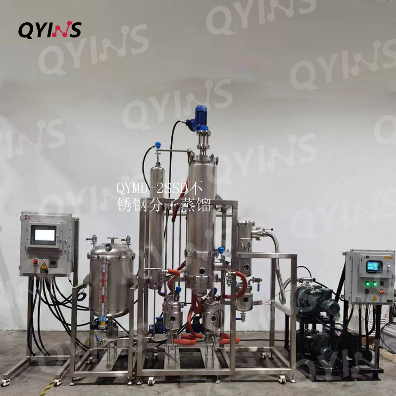 氟功能材料/新型材料纯化设备1-10平方不锈钢分子蒸馏