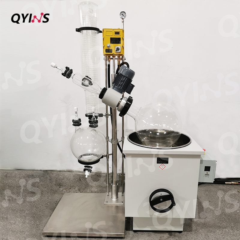 高真空进料防爆手动旋转蒸发仪10L、20L、50L