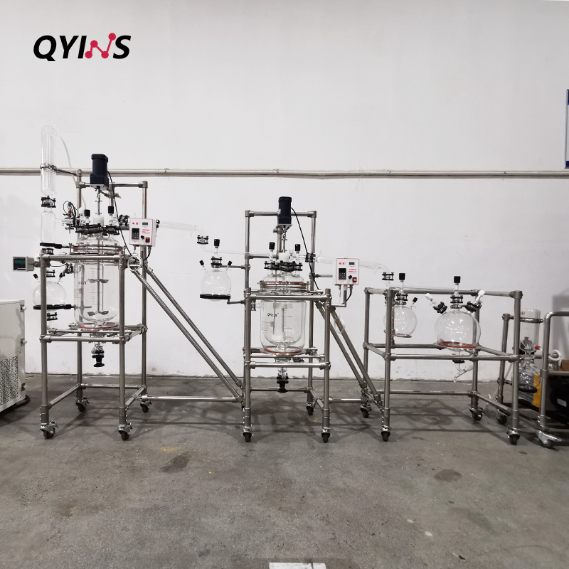 组合双层玻璃反应釜20L、30L、50L