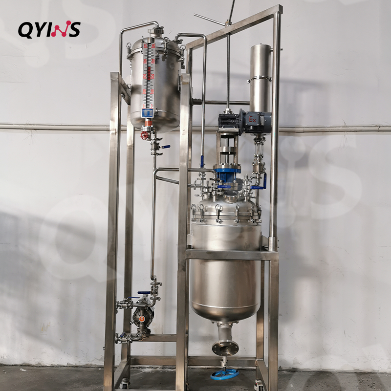 高位槽加料罐防爆316L不锈钢反应釜50L、100L