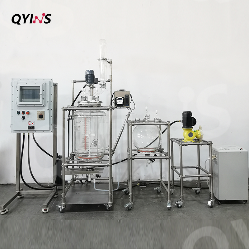 PLC防爆100L玻璃固相合成釜 EX QYGF-100B（PLC）