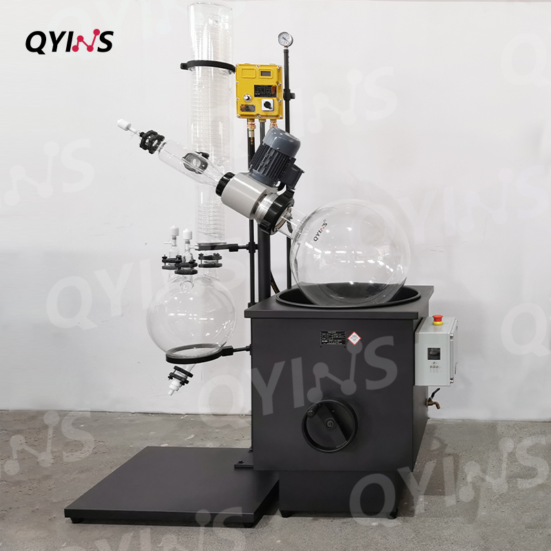特氟龙高真空防爆手动旋转蒸发仪10L、50L、100L