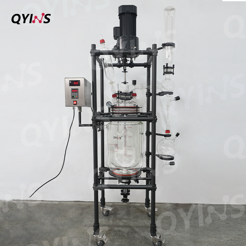 喷涂特氟龙防腐蚀20L玻璃反应釜