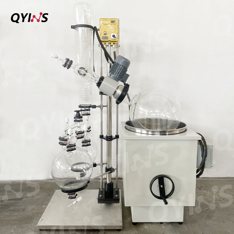 双收集防爆手动旋转蒸发仪10L、20L、50L