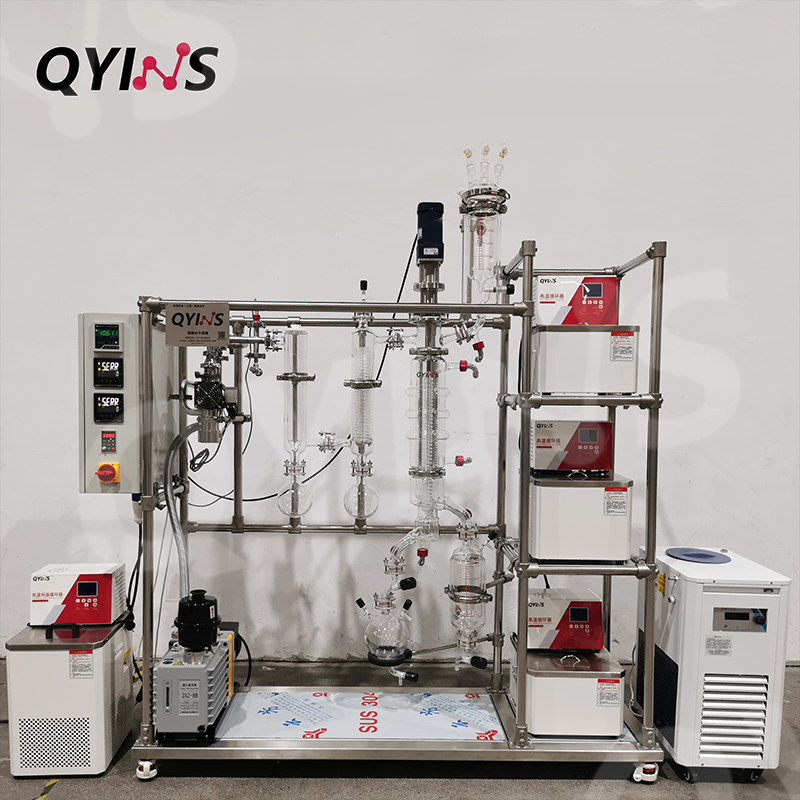 高真空度/精准控温 0.1平方玻璃分子蒸馏