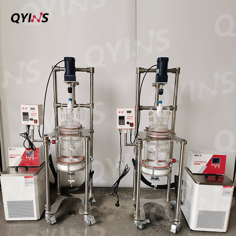 低温控制夹套全包过滤反应釜5L固相合成釜