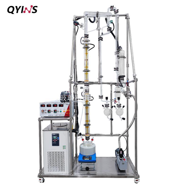 三层电加热精馏柱 2L玻璃精馏塔