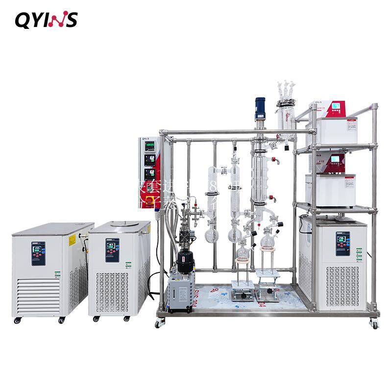 全夹套进料罐80D玻璃分子蒸馏设备