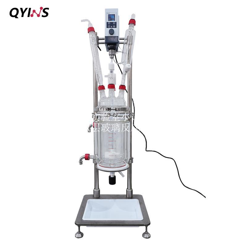 赋能实验室小试研发 5L双层玻璃反应釜