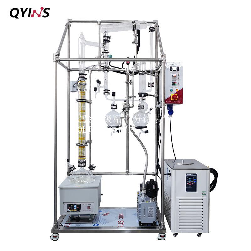 实验室级精准分馏装置10L玻璃精馏塔